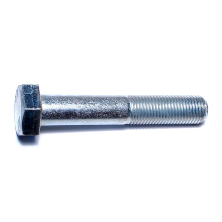Midwest Fastener Class 8.8, M14-1.50 Hex Head Cap Screw, Zinc Plated Steel, 80 mm L, 3 PK 73625